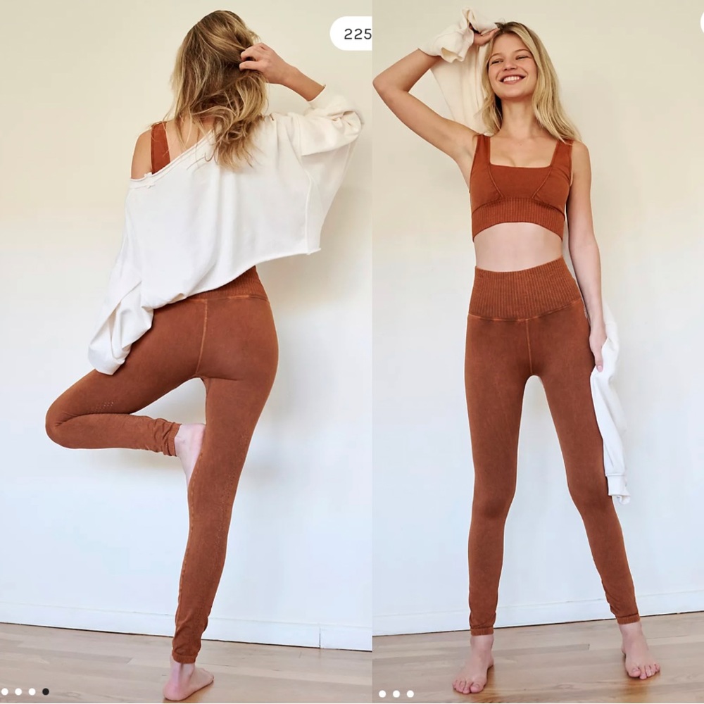 Free People Brown Leggings